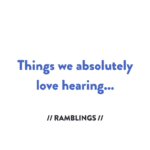 RAMBLINGS 1