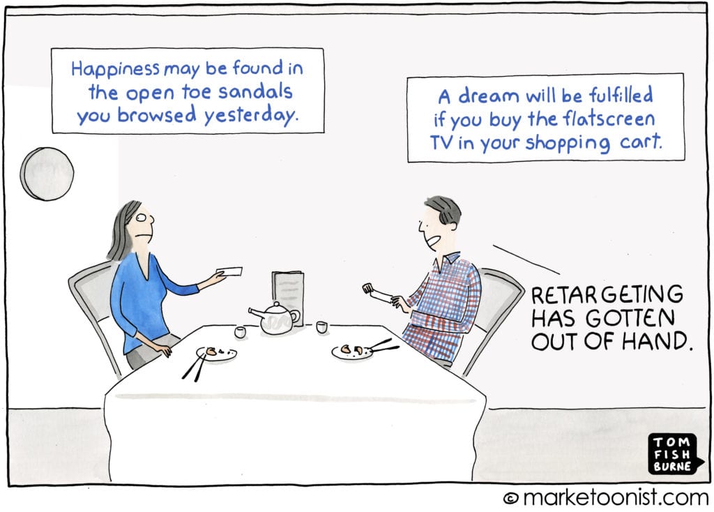 Retargeting from Marketoonist