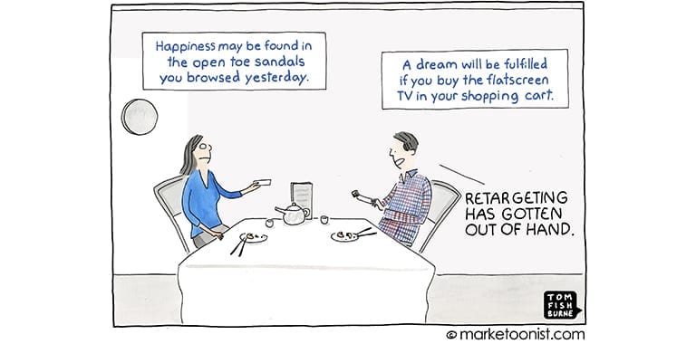 Retargeting from Marketoonist