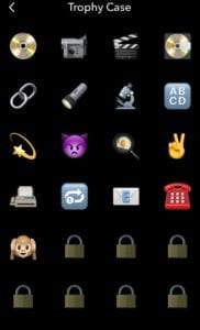 Snapchat Emojis Trophy Case - социални медии Пърт