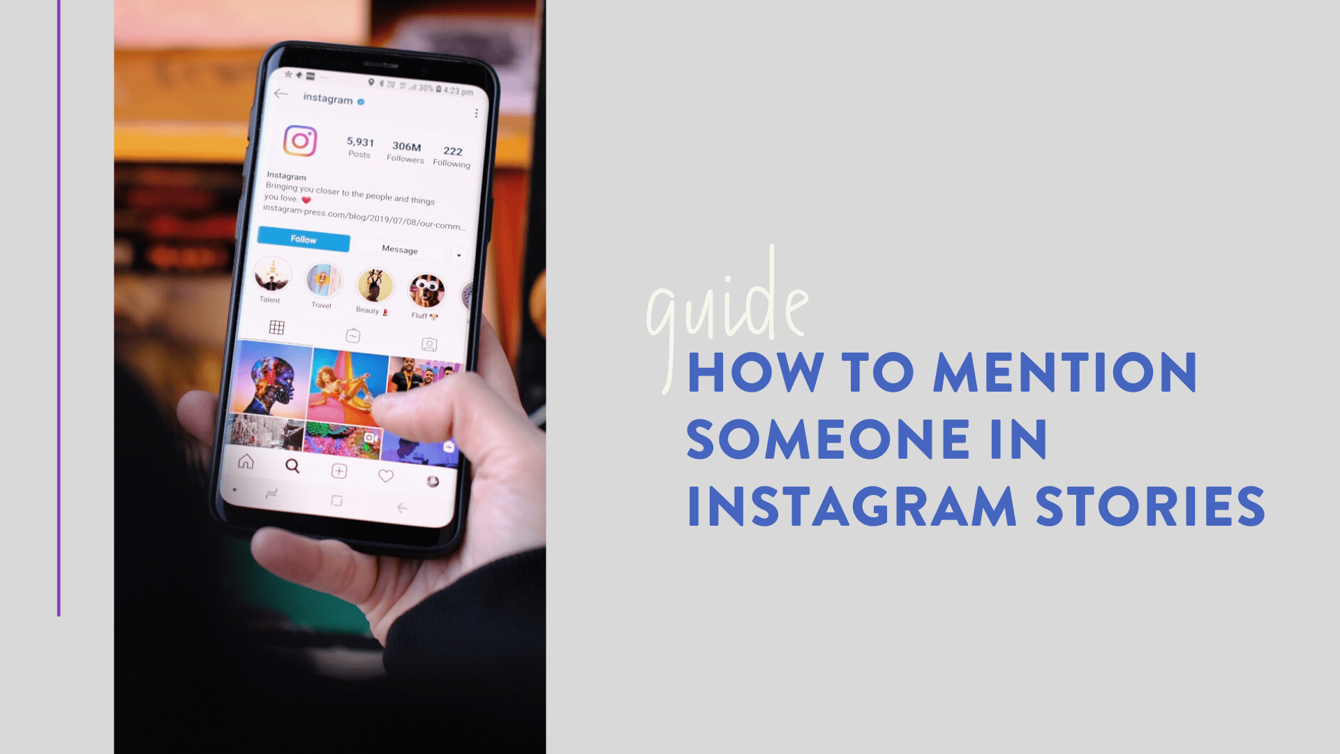 How to tag someone discount in an instagram story