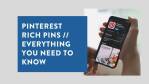 Pinterest Rich Pins