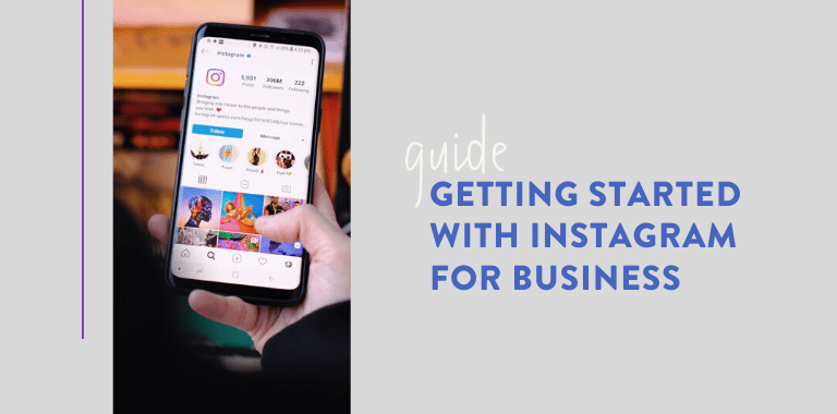 getting started ig for business