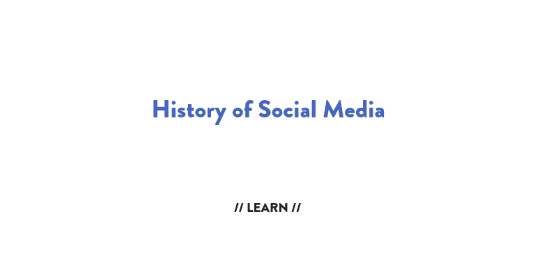 history of social media