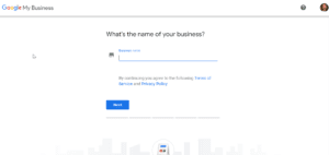 name of your business