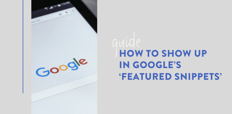 google featured snippets - 768x380