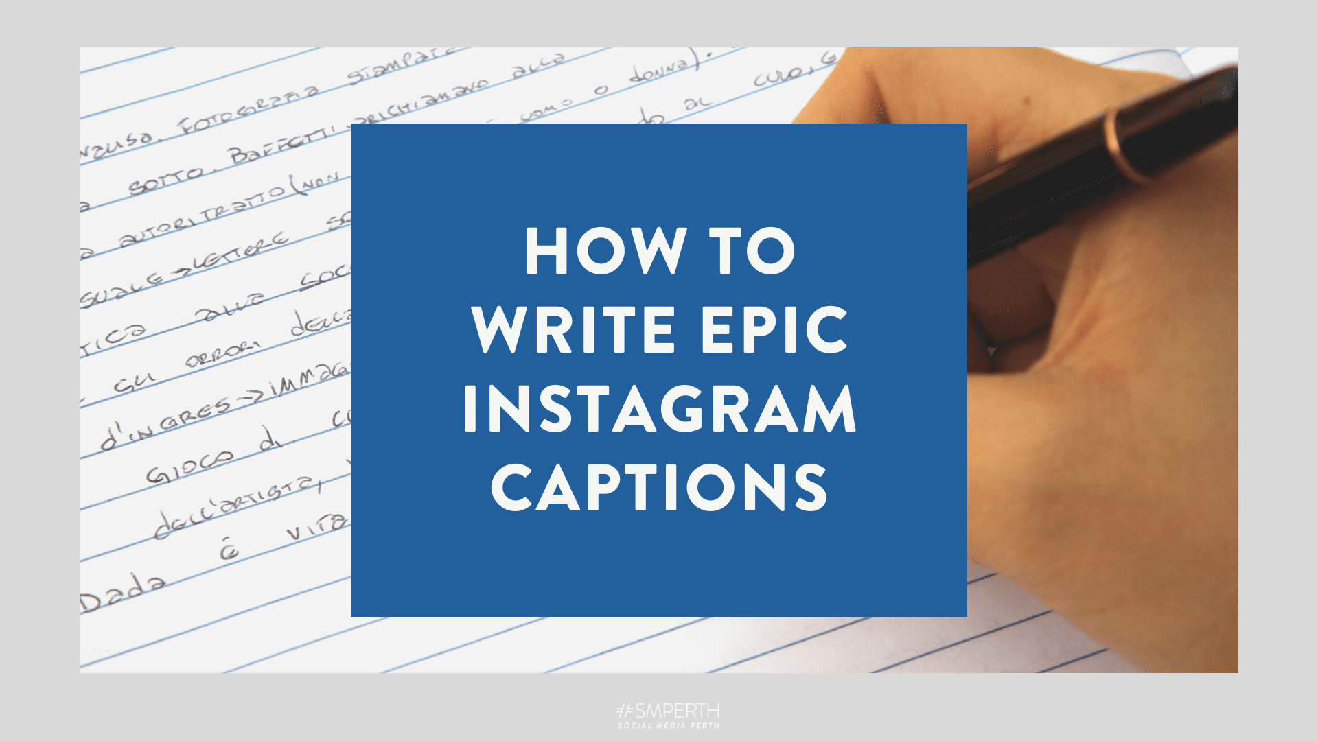 How to Write Epic Instagram Captions
