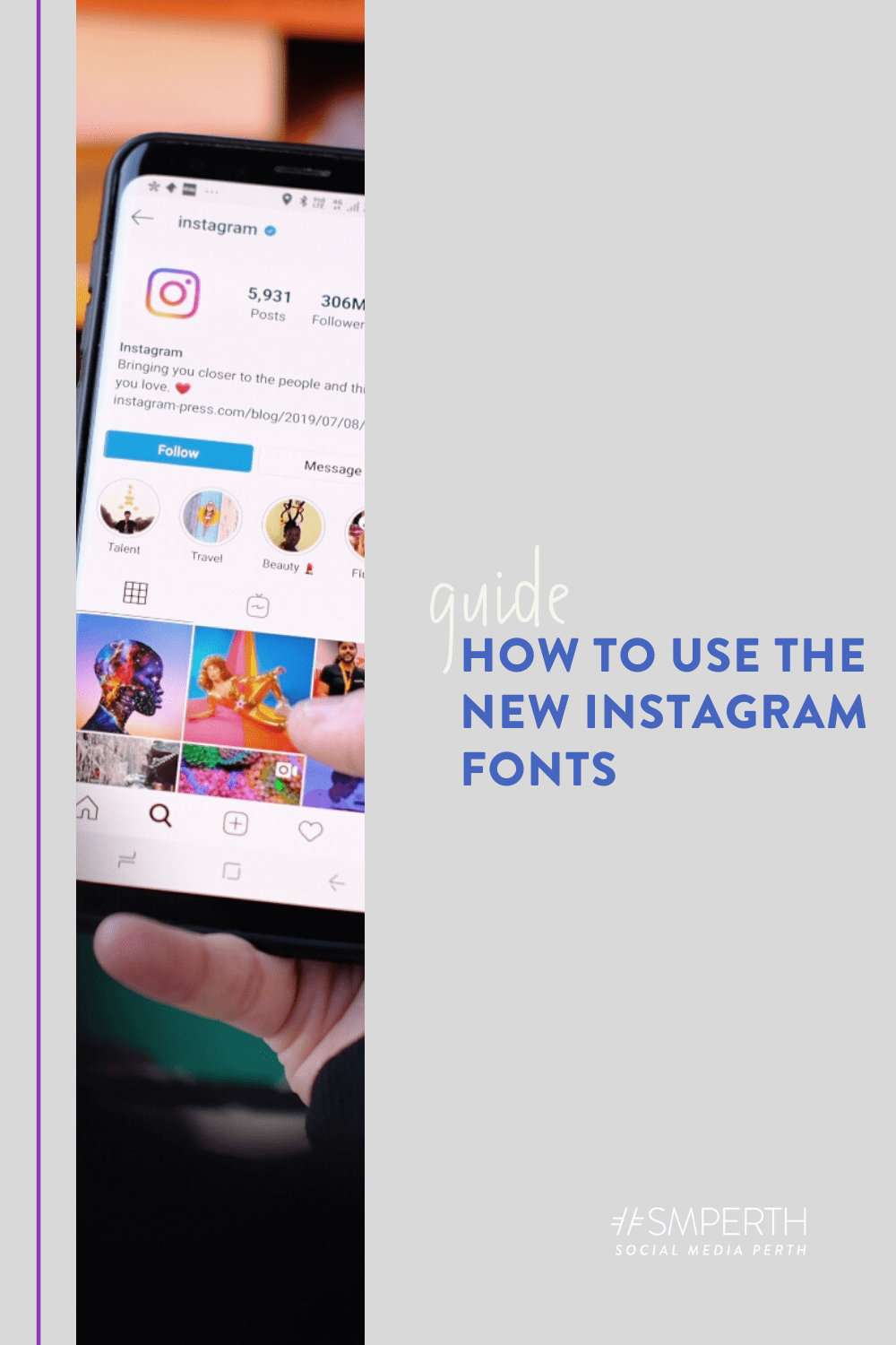 Discover the new Instagram Stories fonts