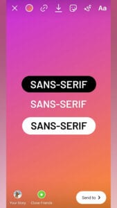 Instagram sans-serif font