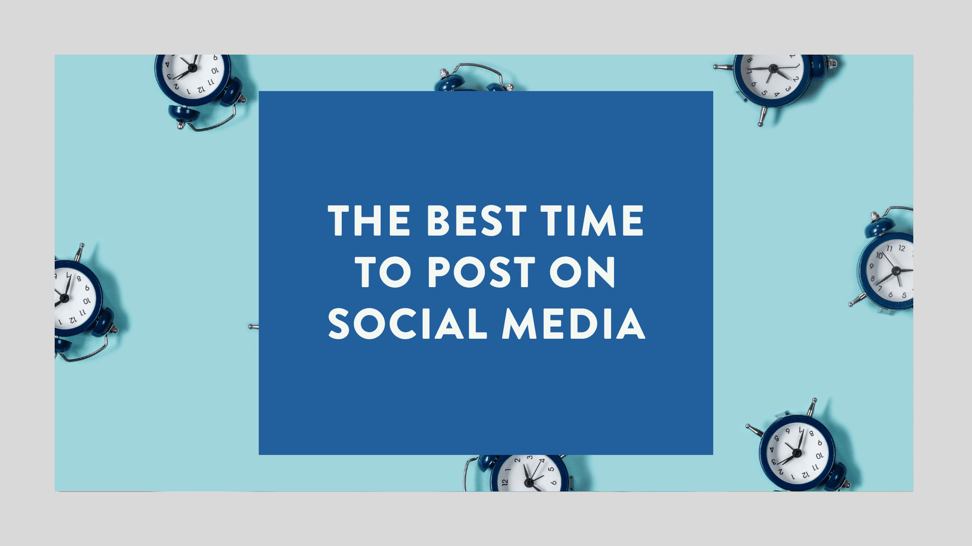 The best time to post on social media