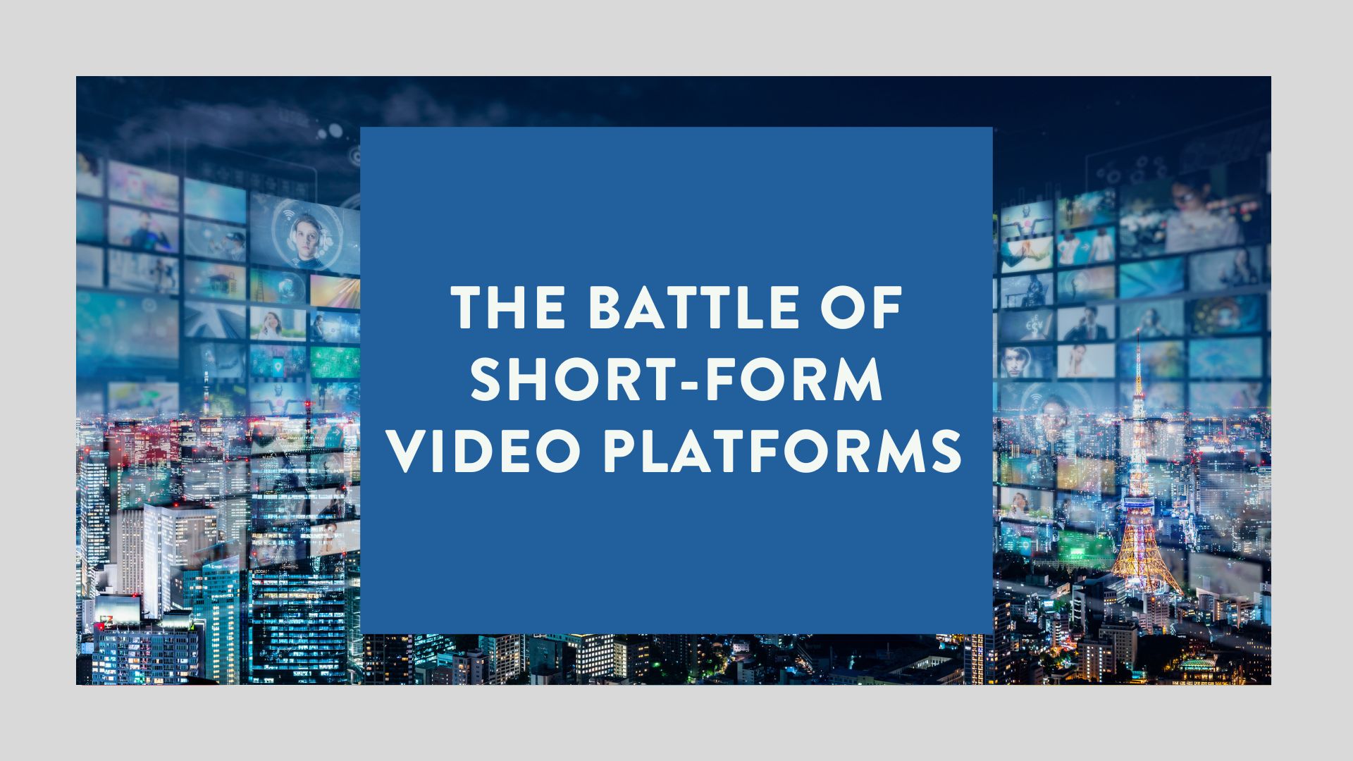 short form video platforms include instagram reels, tiktok videos and youtube shorts