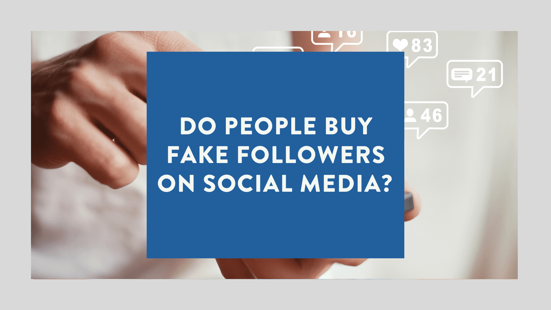 Do people buy fake followers on social media